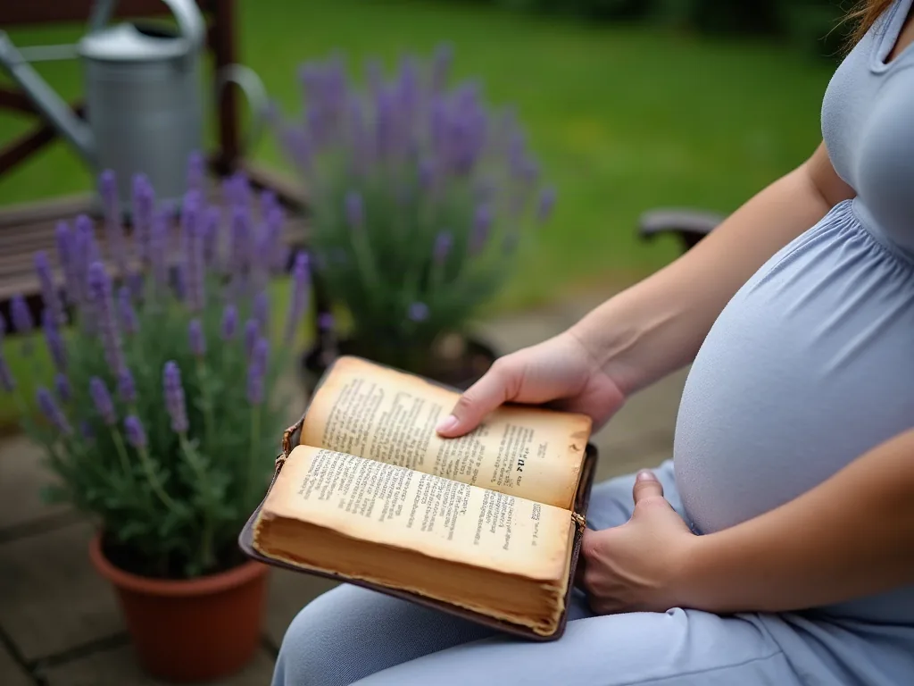 Prénom français rare pour garçon : la liste qui sort vraiment du lot Mains feuilletant un carnet de famille sur un banc de jardin pour choisir un prénom rare et français