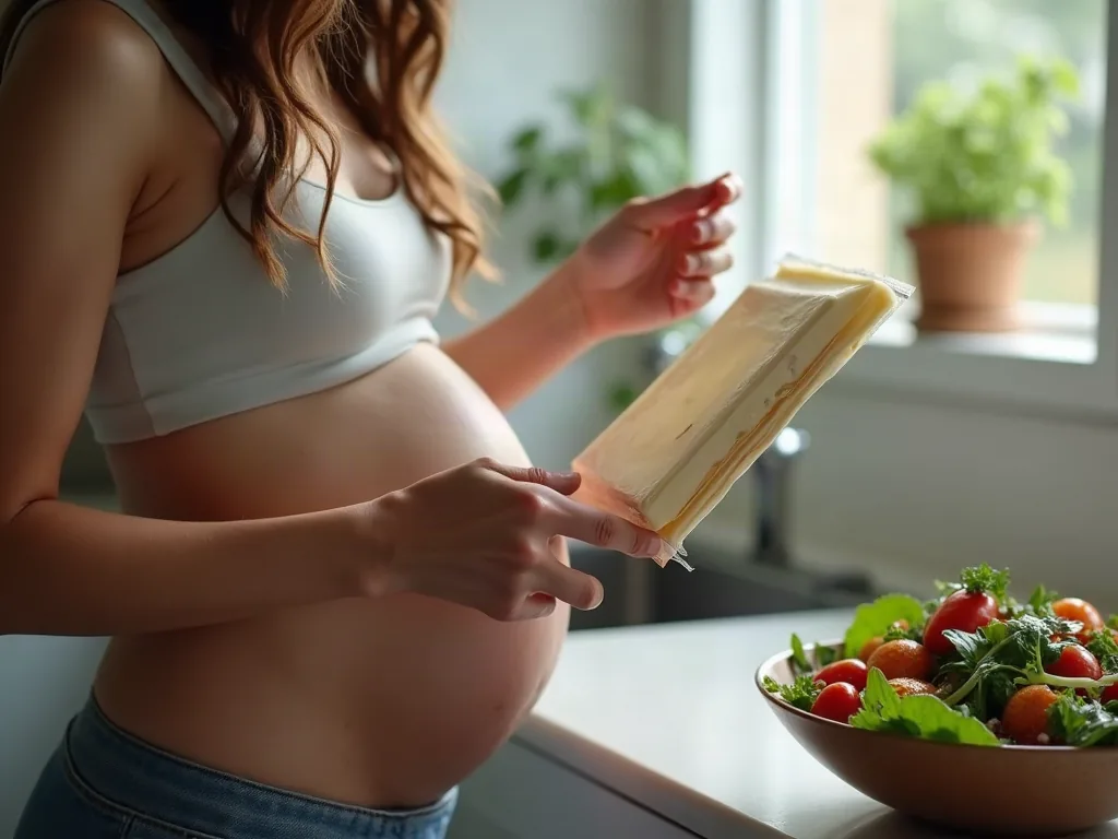 Lecture de l'étiquette d'un emballage de mozzarella dans une cuisine