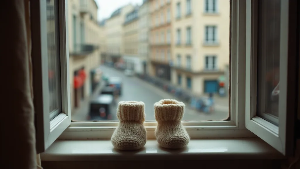 Prénom garçon original et rare : la liste qui sort vraiment du lot Vue depuis une fenêtre d'appartement sur une rue calme, ambiance douce pour choisir un prénom garçon rare